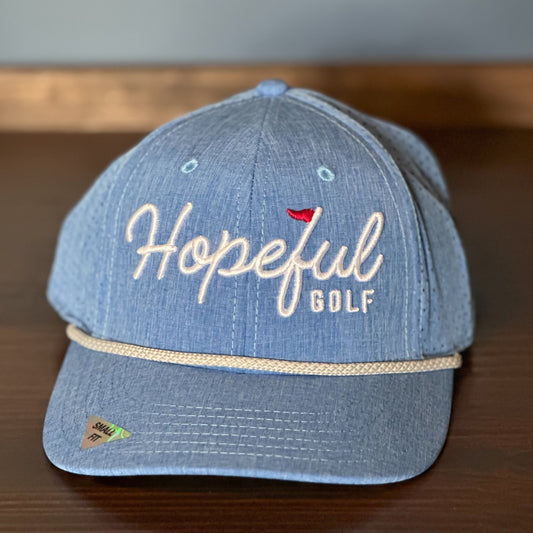Hopeful Golf Tri Tech Hat - Royal - Kids