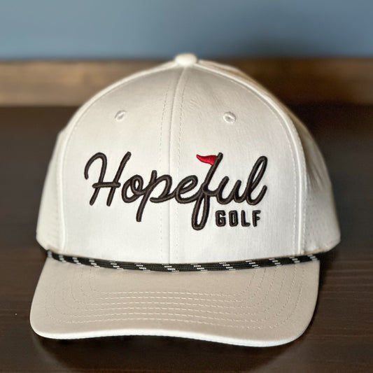 Hopeful Golf Tri Tech Hat - White
