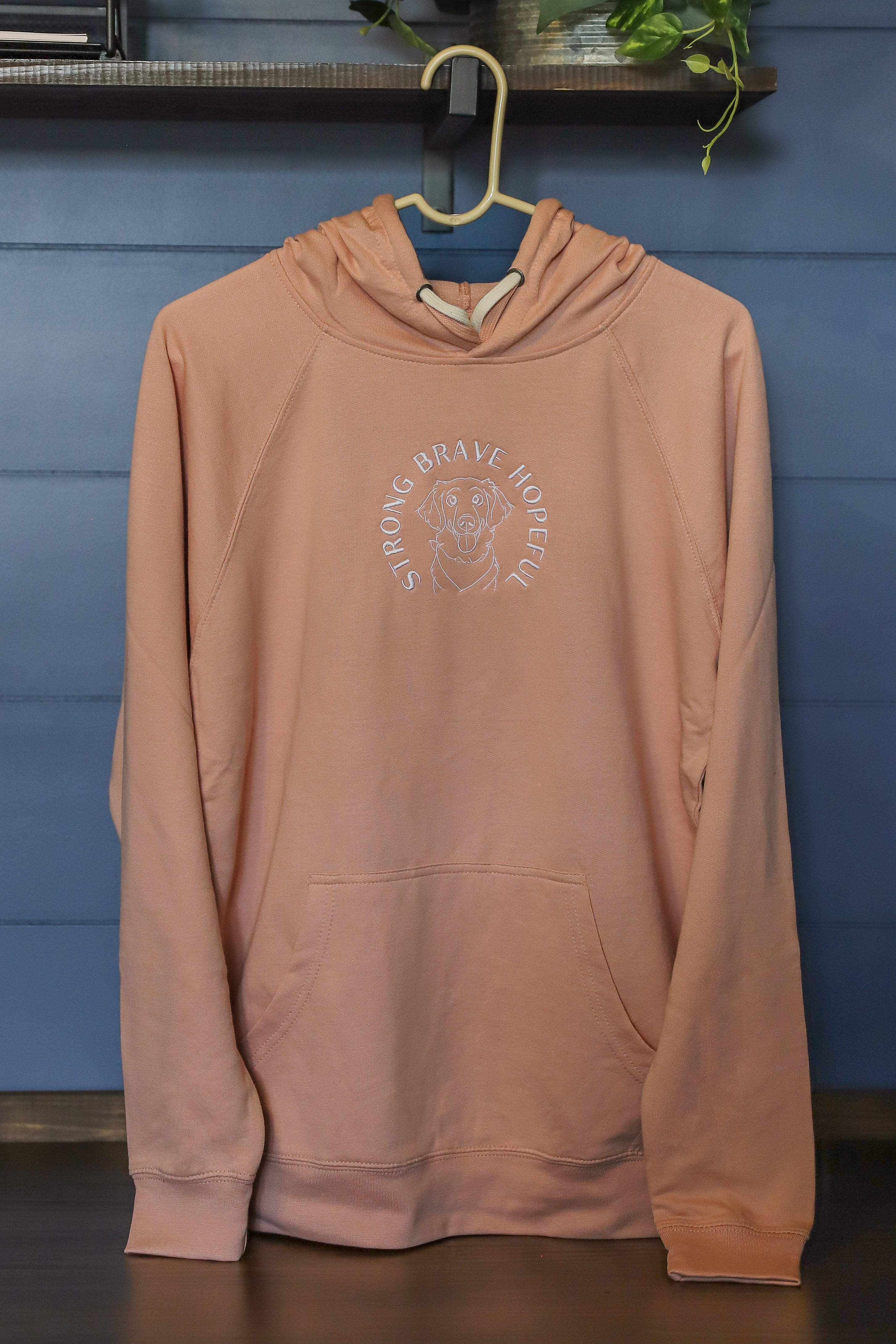 Adult Hope Dog Hoodie – Strong Brave Hopeful