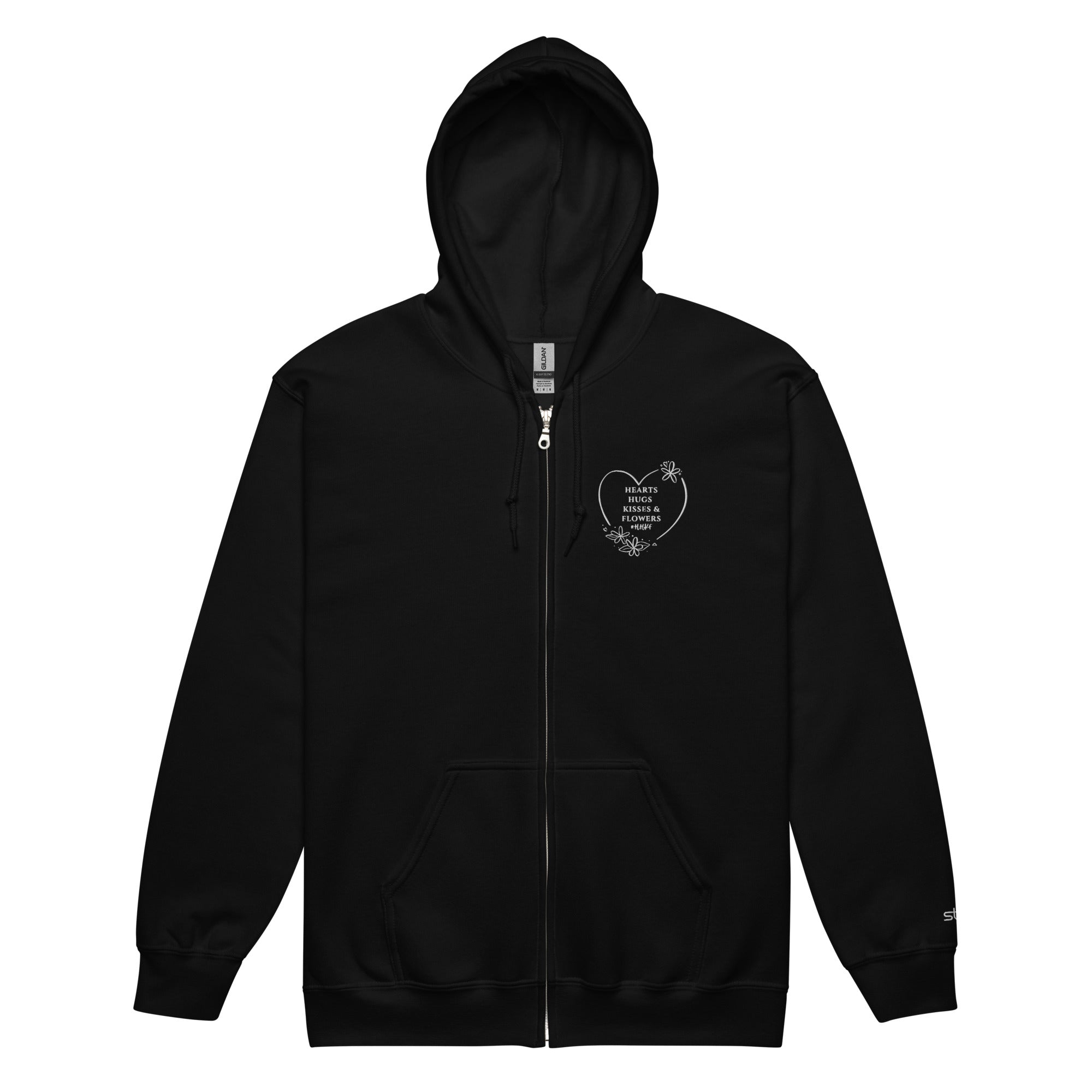 HHKF Zip-Up Hoodie – Strong Brave Hopeful